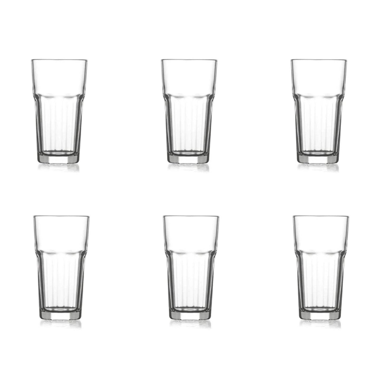 Large Drinking Glass Set of 6