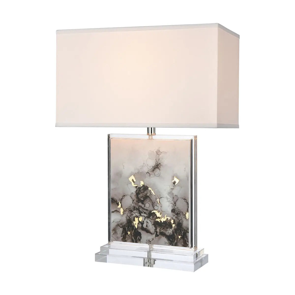 Anton 28" Tall 3-Way 1-Light Acrylic Table Lamp