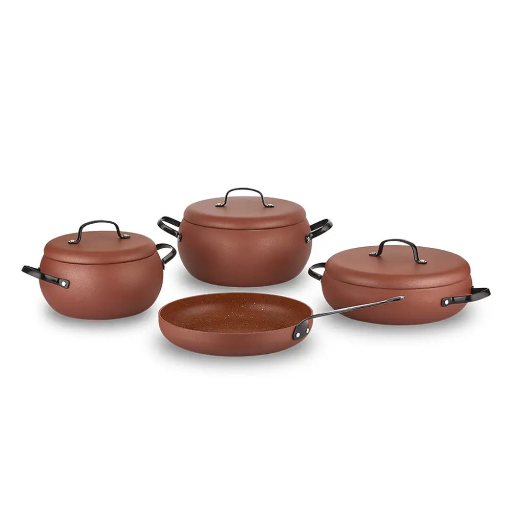 Tawny 4 Piece Nonstick Cookware Set