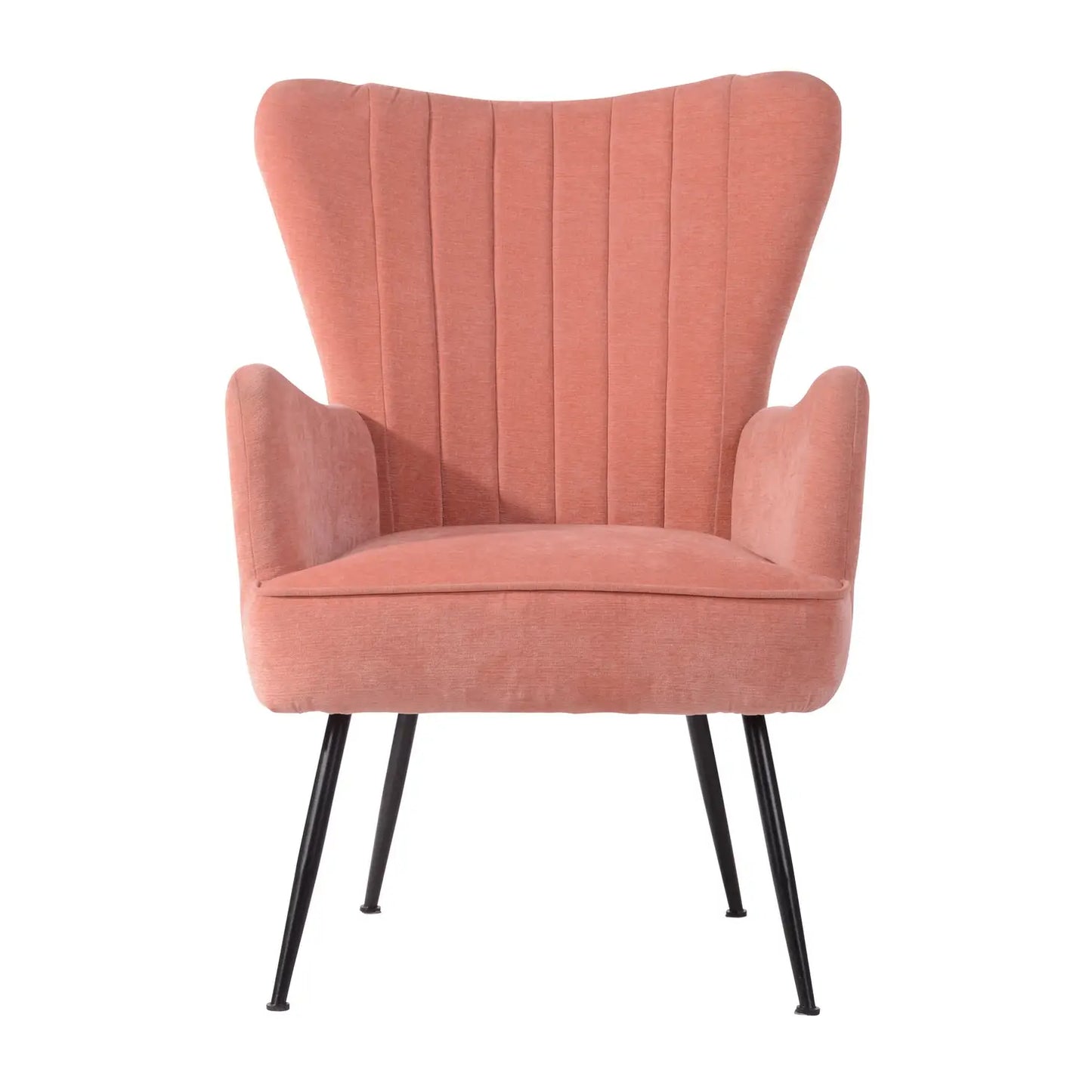 Avril Wingback Accent Velvet Armchair